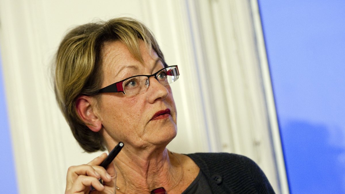 Gudrun Schyman, talesperson för Feministiskt Initiativ